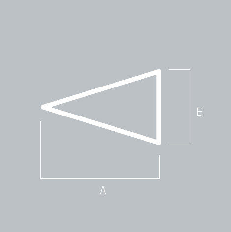 Triangular hollow sections